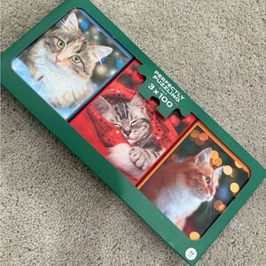 Cat Puzzle Set - Green